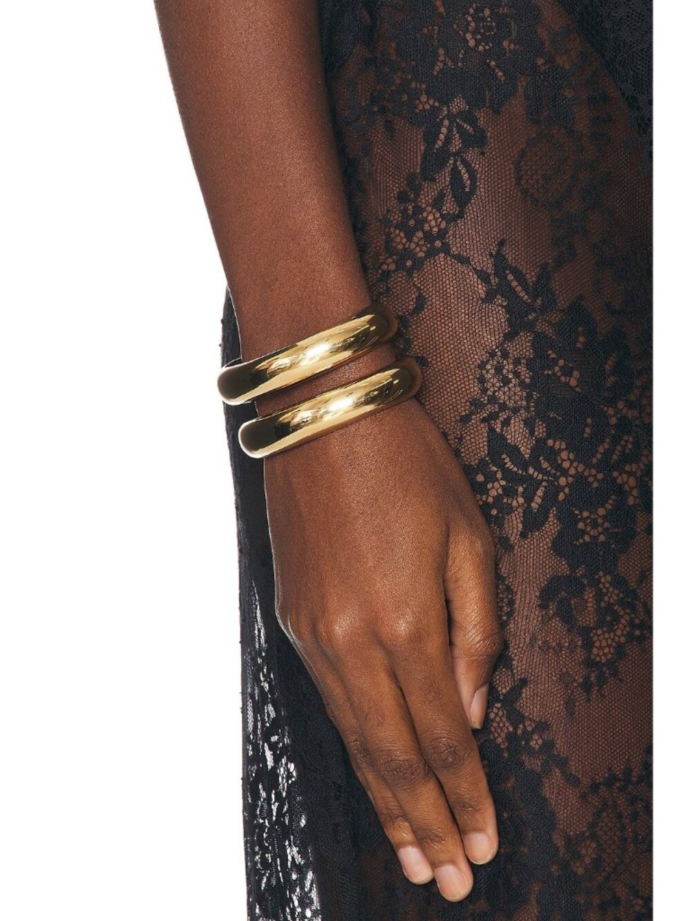 AGMES Charlotte Cuff in Gold Vermeil Bracelet